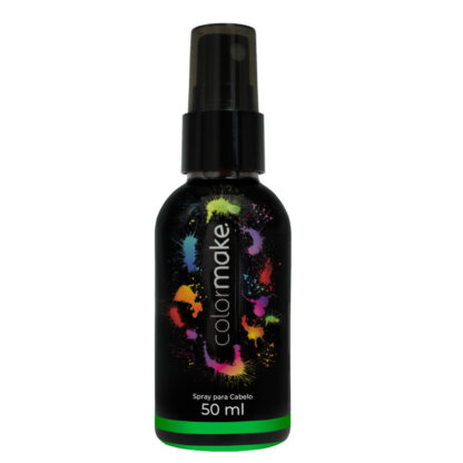 Spray verde fluorescente para cabelo Colormake 50ml - Image 3